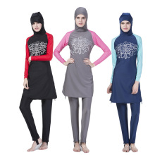 Garantia de qualidade islâmico roupas maiô mulheres muçulmano swimwear maiô